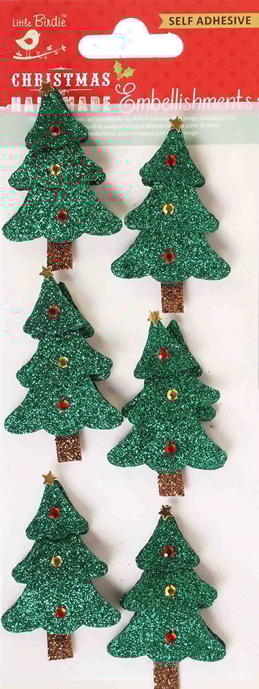 JEWEL XMAS TREE STICKERS