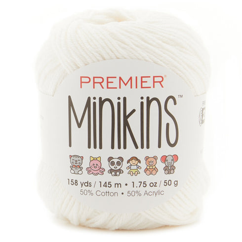 WHITE PREMIER MINIKINS YARN