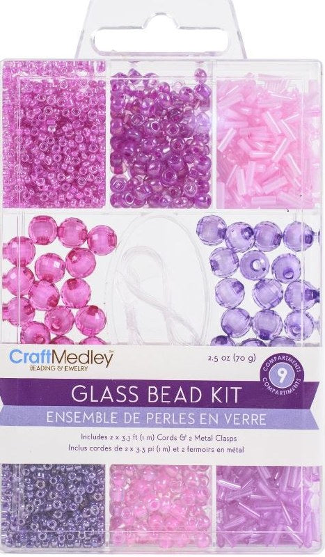 BLUSH BEAD GLASS KIT