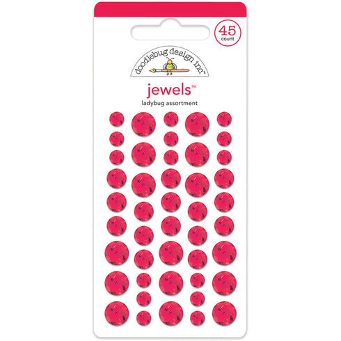 LADYBUG ADHESIVE JEWELS