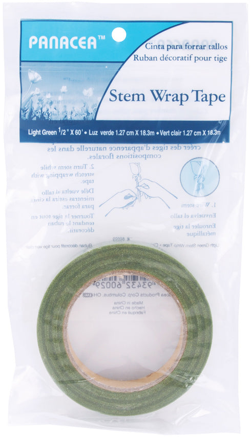 STEM WRAP FLORIST TAPE .5"X60'
