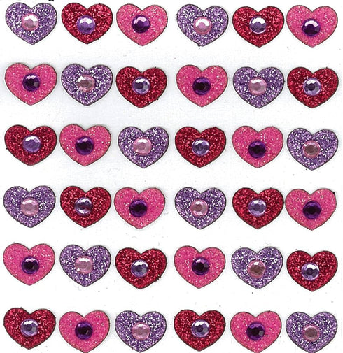 DIMENSIONAL HEART STICKERS