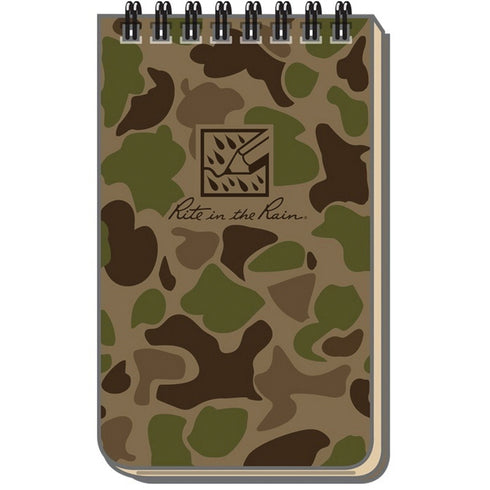 RITE IN THE RAIN 3X5 DUCK CAMO NOTEBOOK