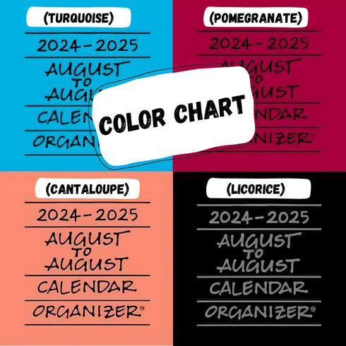 2024 - 2025 August to August Planner