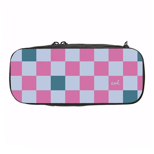 CHECKERED PENCIL CASE