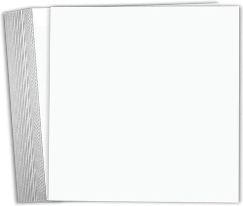 12X12 WHITE CARDSTOCK PAPER