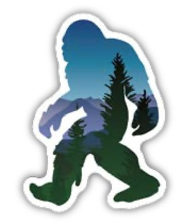 SASQUATCH BOTTLE STICKER