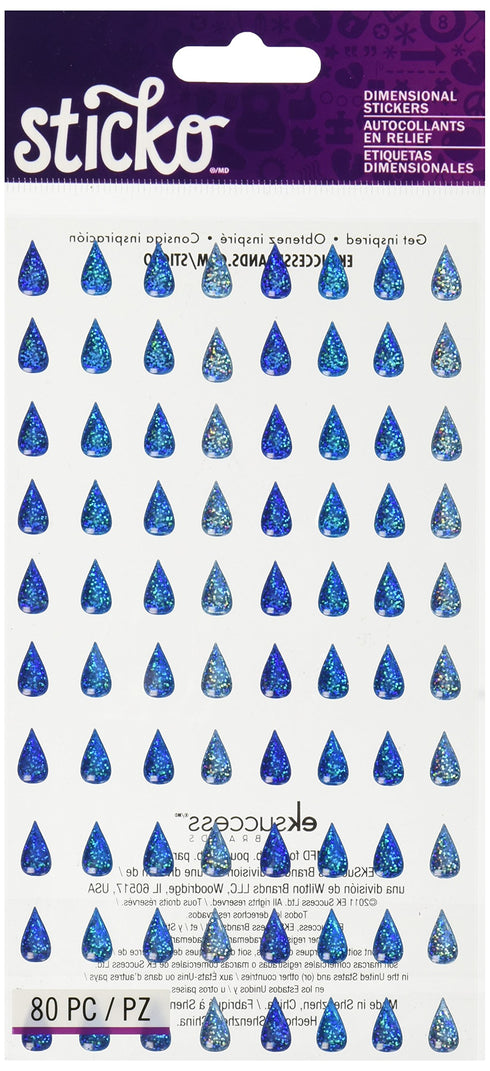 Raindrops Stickers
