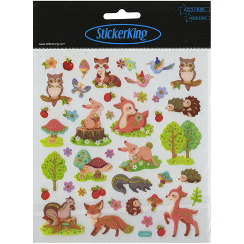 FOREST CRITTERS STICKERS