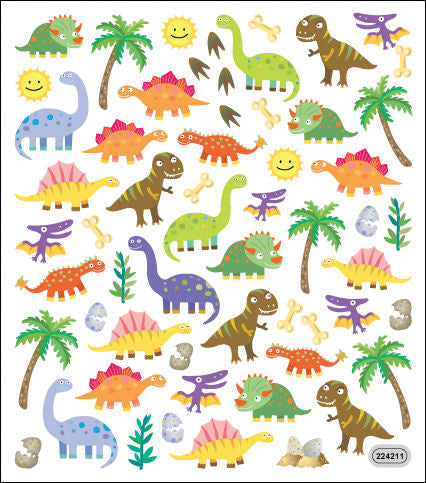 Sticker King Stickers-Dinos