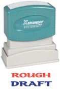ROUGH DRAFT STAMP
