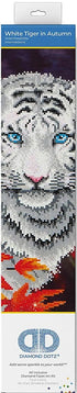 WHITE TIGER IN AUTUMN DIAMOND
