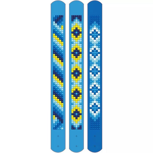 ASST BLUE DIAMOND ART BRACELET
