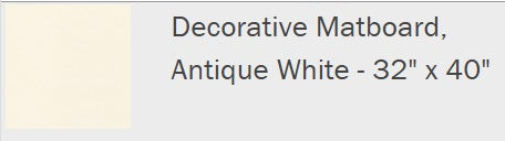 C3293 ANT WHITE MATBOARD