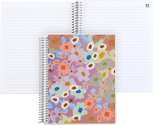 SUNSET FLORAL 8.5X11 SPIRAL