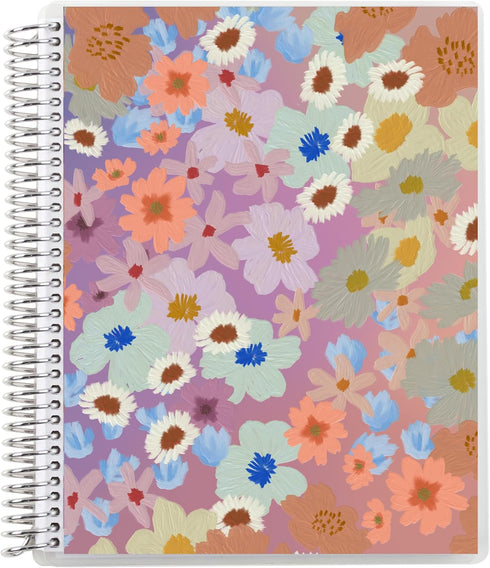 SUNSET FLORAL 8.5X11 SPIRAL