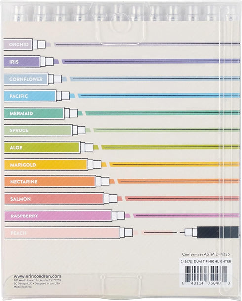 HIGHLIGHTER SET DUAL TIP