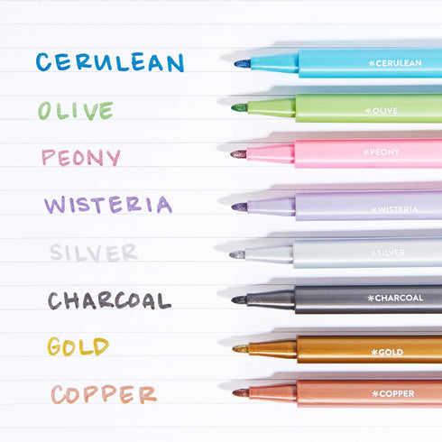 METALLIC MARKER 8 PK