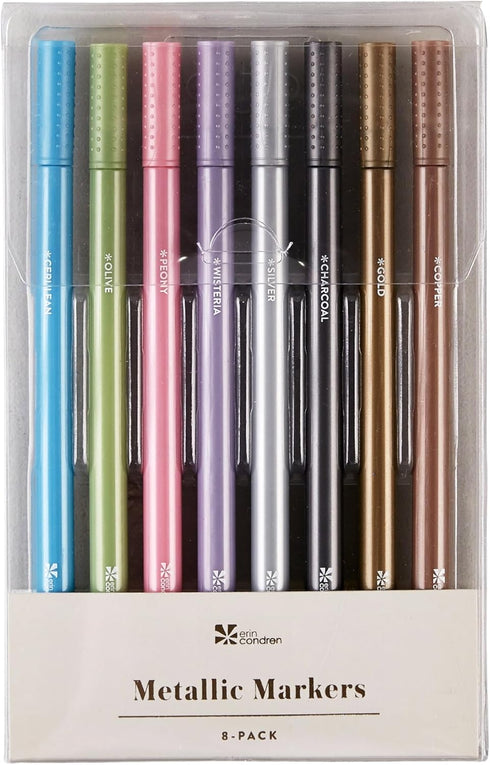 METALLIC MARKER 8 PK