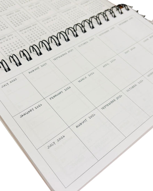 2025-2026 AUGUST TO AUGUST PLANNER ORGANIZER