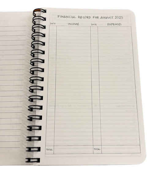 2025-2026 AUGUST TO AUGUST PLANNER ORGANIZER