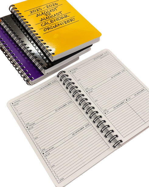 2025-2026 AUGUST TO AUGUST PLANNER ORGANIZER