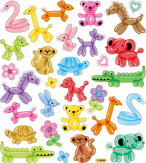 BALLOON ANIMAL STICKERS