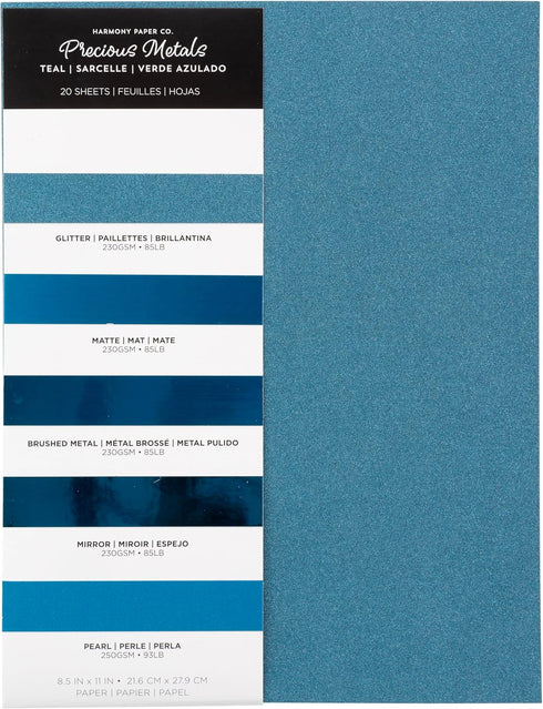 TEAL PAPER PACK 20/PKG