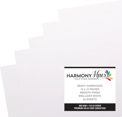 110# 12X12 WHITE PAPER PACK