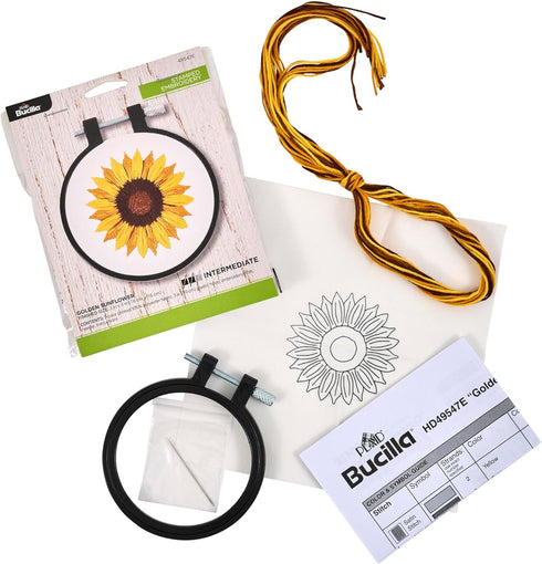SUNFLOWER EMBROIDERY KIT