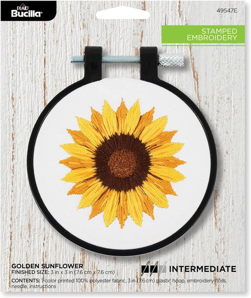 SUNFLOWER EMBROIDERY KIT