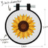 SUNFLOWER EMBROIDERY KIT
