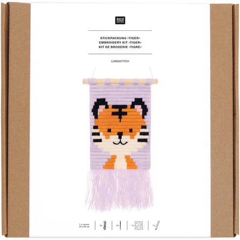 TIGER EMBROIDERY KIT