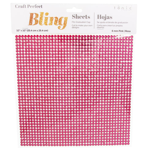 10X10 GEM SHEET PINK