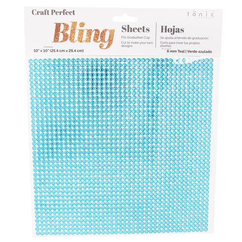 10X10 GEM SHEET TEAL