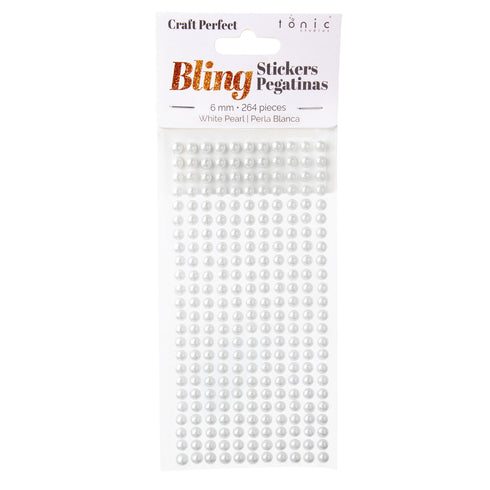 PEARL STICKER SHEET WHITE