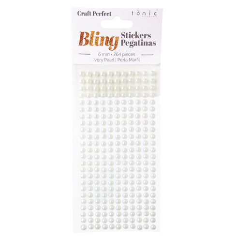 PEARL STICKER SHEET IVORY