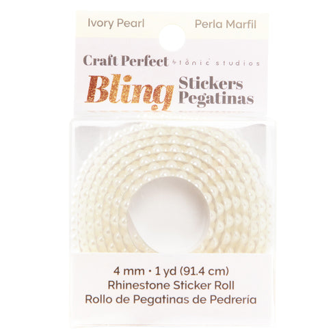 PEARL STICKER ROLL IVORY