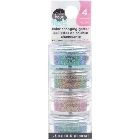 COLOR CHANGING GLITTER POUR (RESIN)