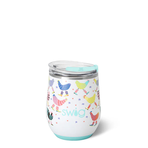 SWIG 12 OZ FUNKY CHICKEN WINE TRAVEL CUP