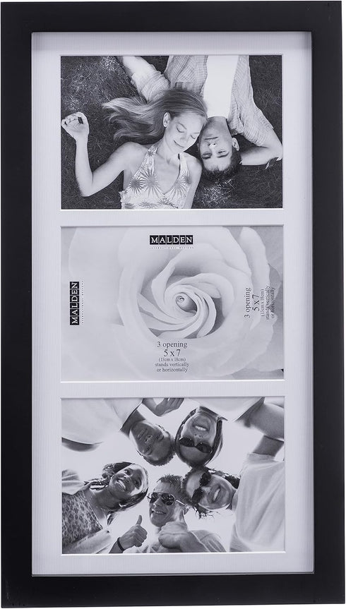 5X7 3 OP BLACK FRAME