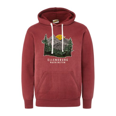 ELLENSBURG VINTAGE FLEECE HOODIE