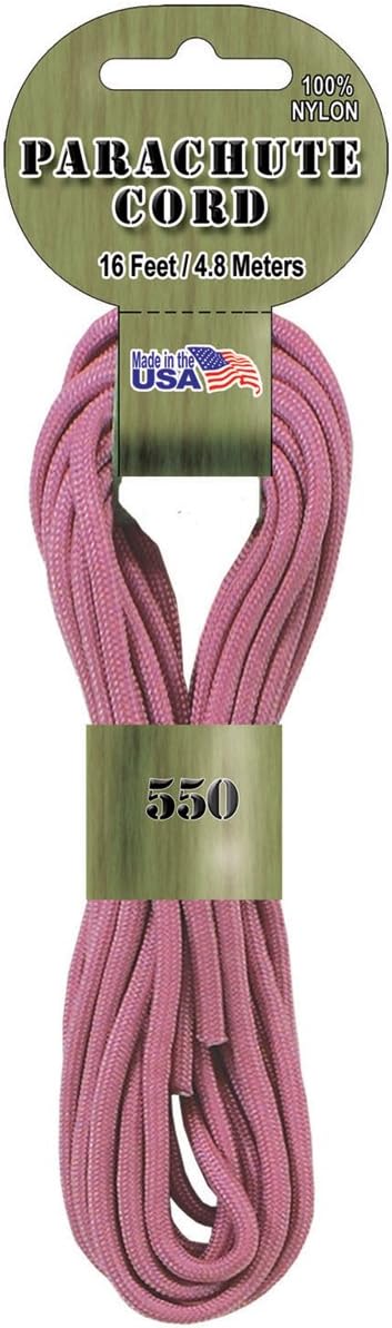 16' PINK PARCHUTE CORD