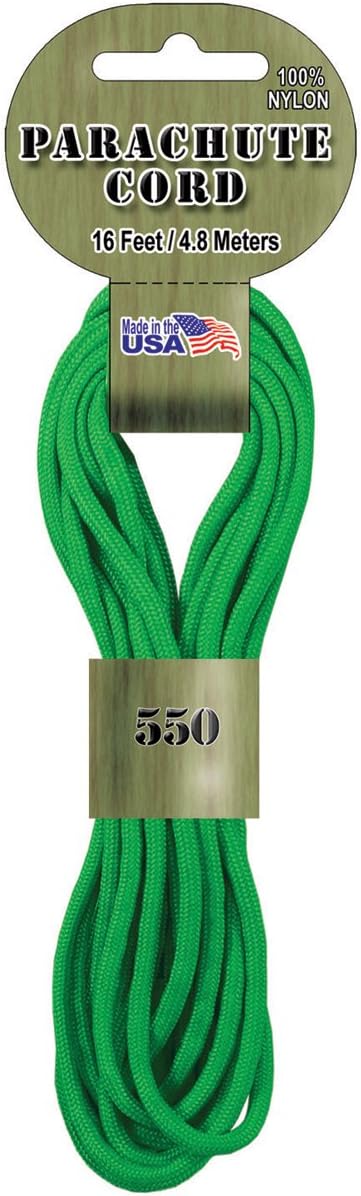 16' NEON GREEN PARCHUTE CORD