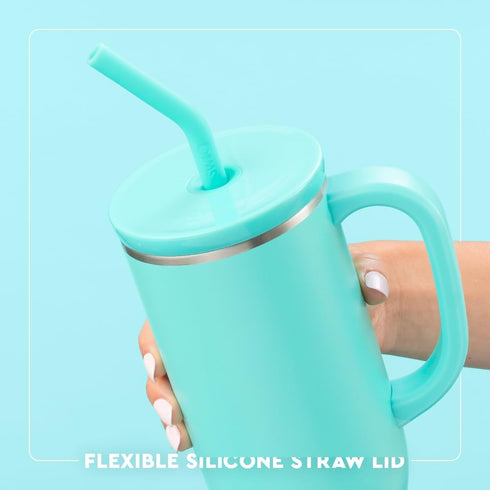 SWIG LIFE 30OZ MEGA MUG, 30OZ TUMBLER WITH HANDLE AND STRAW