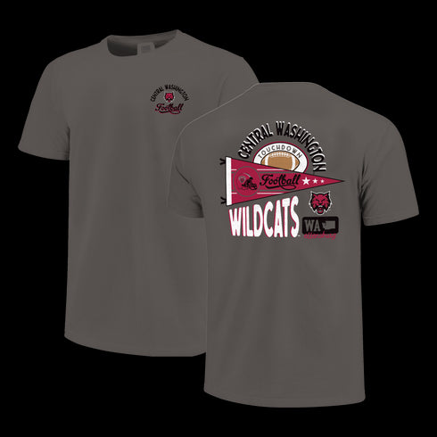 CWU WILDCATS FOOTBALL SPIRIT GEAR - COMFORT TEE