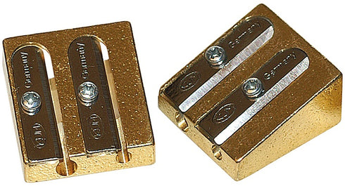 2 HOLE BRASS SHARPENER