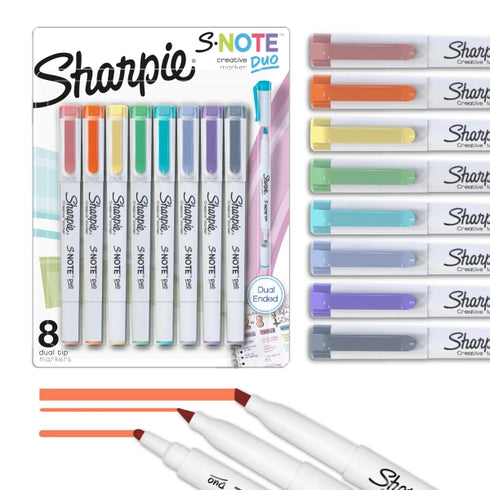 SHARPIE S-NOTE DUO MARKER SET