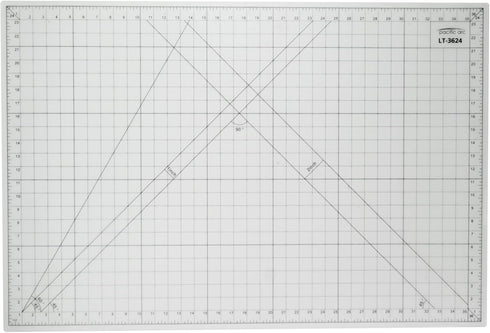 DAHLE VANTAGE 10693 PREMIUM SELF-HEALING CUTTING MAT, 24"X36", 1/2" GRID