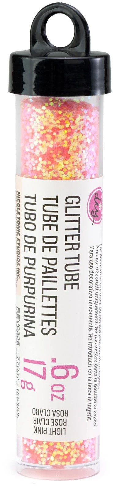 MET PINK GLITTER TUBE